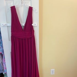 Heavenly Hues Magenta Maxi Dress in Purple